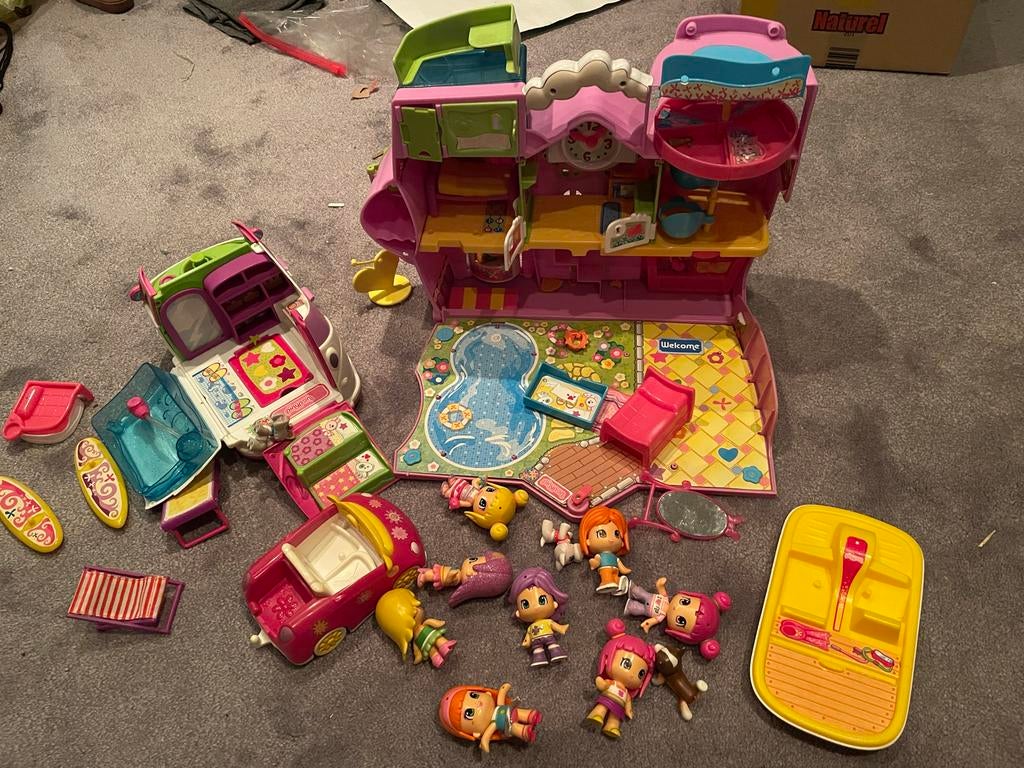 Pinypon Huis, Camper, Auto & Poppetjes, Ophalen of Verzenden, Gebruikt, Meisje