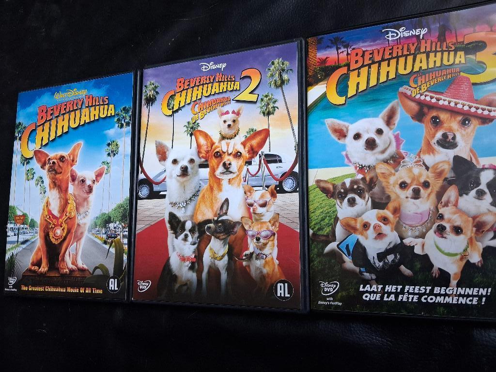 Disney Beverly Hills Chihuahua 1,2 en 3, Alle leeftijden, Ophalen of Verzenden, Zo goed als nieuw, Dieren