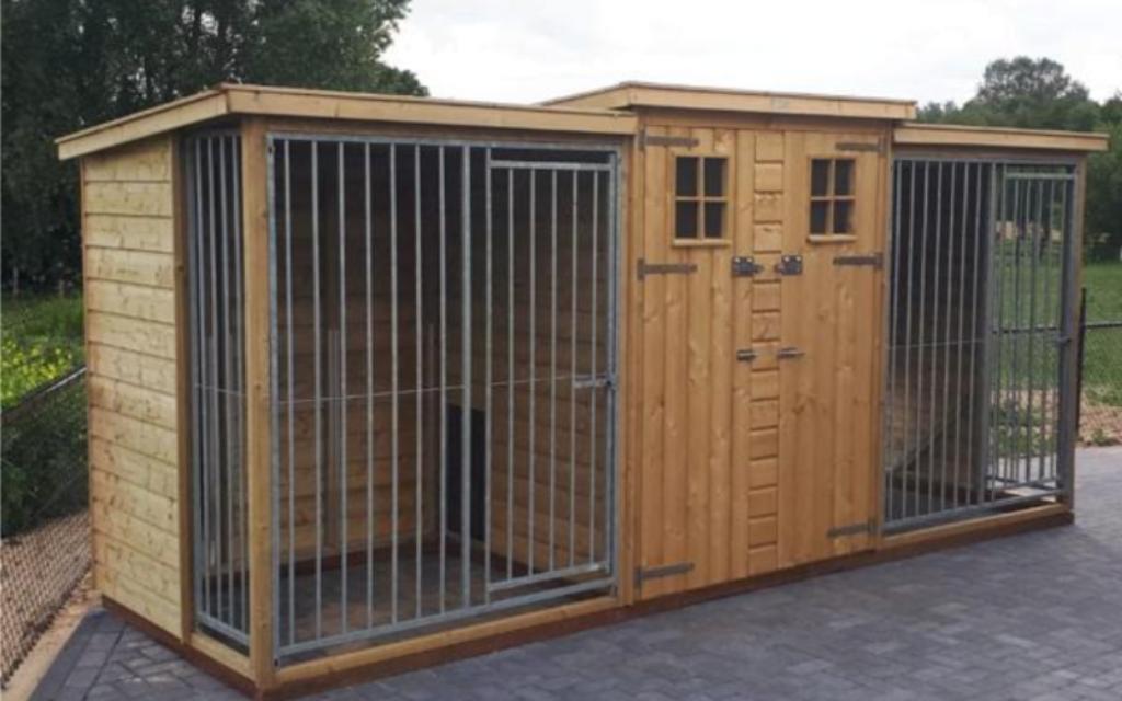 Nachthok honden hondenverblijf met kennel kennelhok 🐩🐾, Ophalen, 110 cm of meer, 100 cm of meer, Nieuw