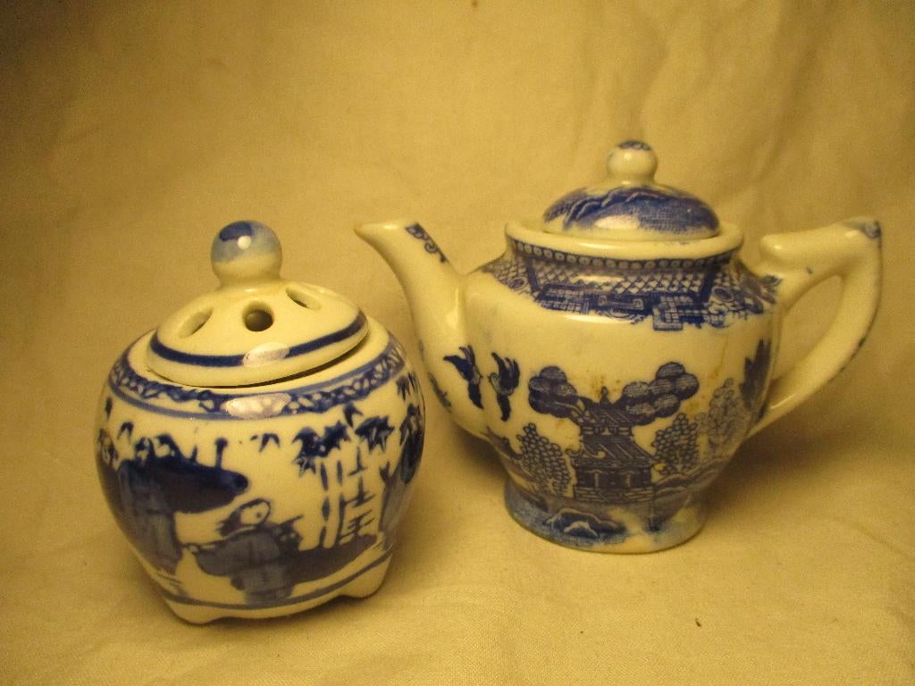 mini theepotje en kannetje China, Ophalen of Verzenden