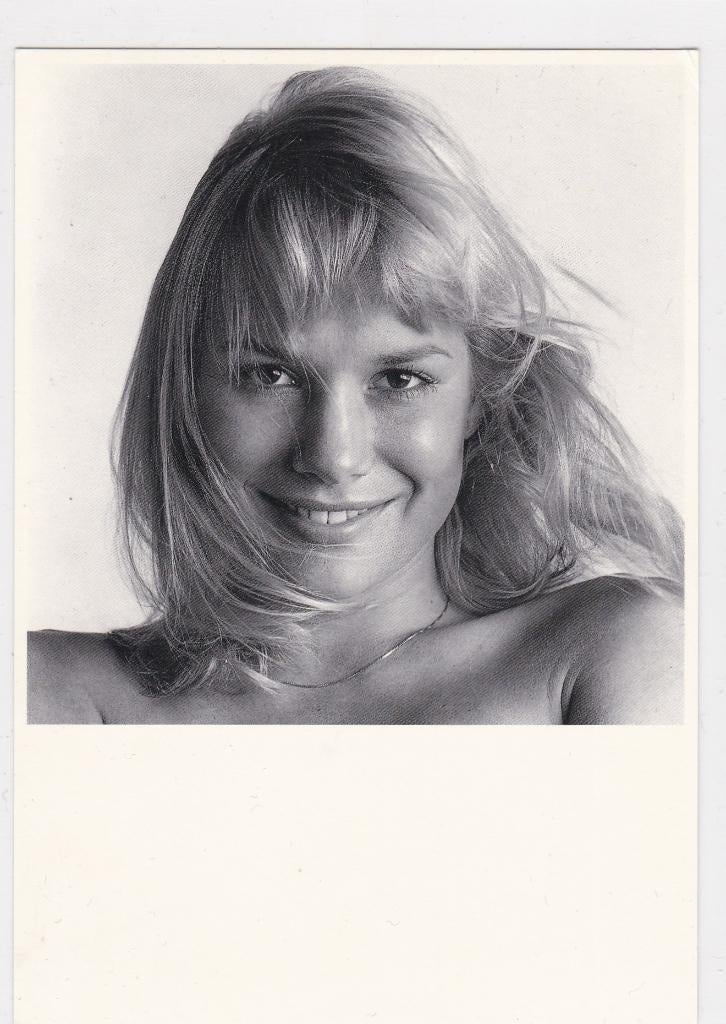 Monique van de Ven Kaart naar foto Paul Huf Turks Fruit, Ophalen of Verzenden, 1980 tot heden, Ongelopen, Sterren en Beroemdheden