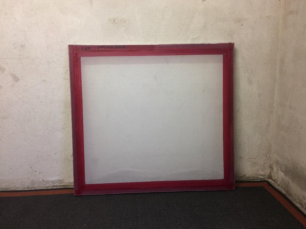 Zeefdrukraam, Ophalen