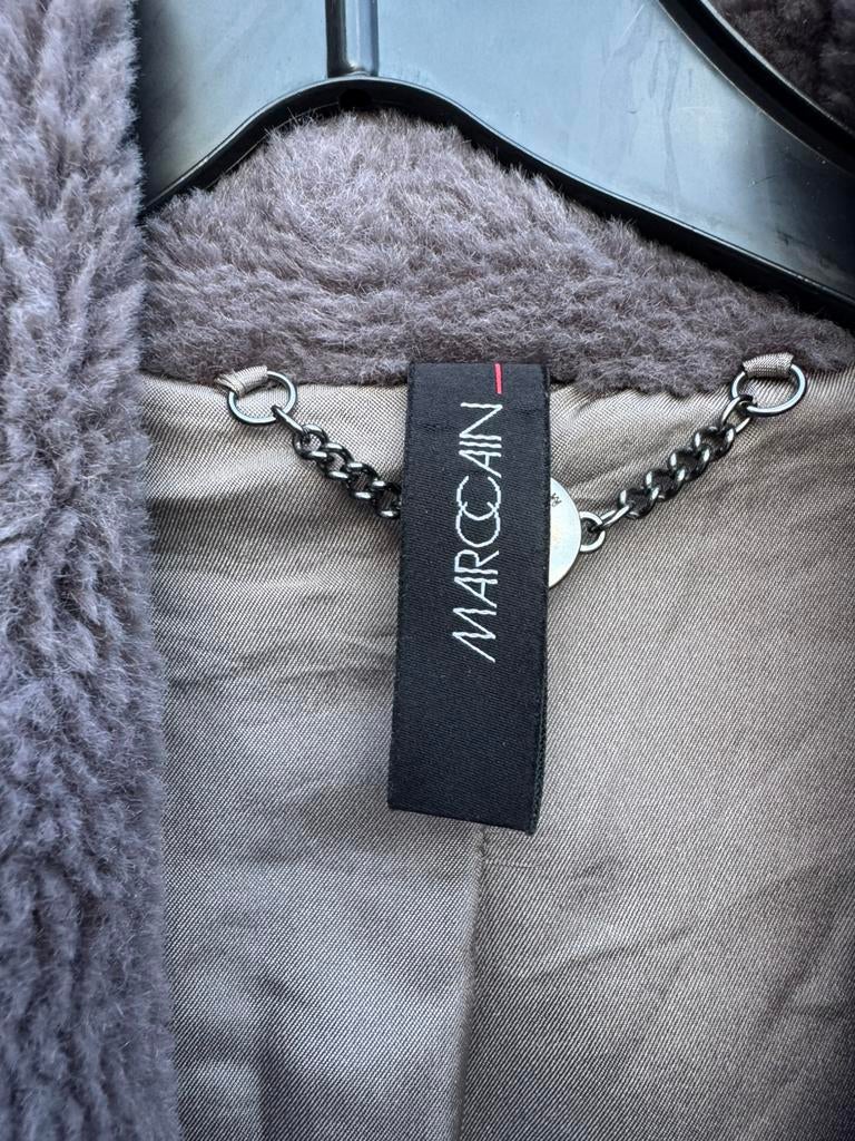 *Marccain* Zeer mooie Jas mt 1 Valt ruimer!, Ophalen of Verzenden, Zo goed als nieuw, Maat 34 (XS) of kleiner, Grijs