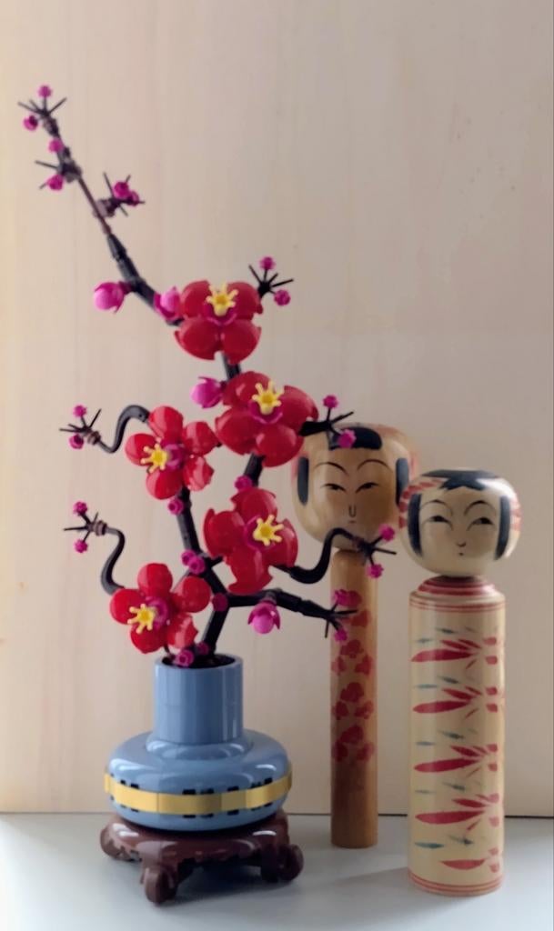 Kokeshi poppetjes (2 stuks), Ophalen, Gebruikt