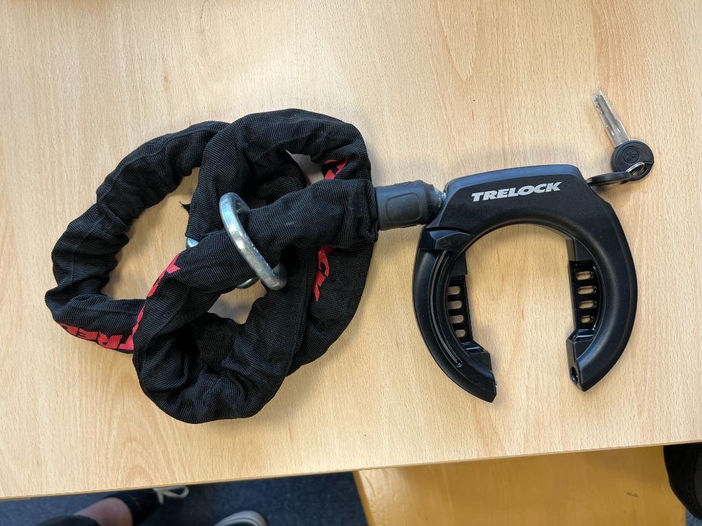 Trelock veiligheidsslot set, Ophalen of Verzenden, Zo goed als nieuw, Algemeen