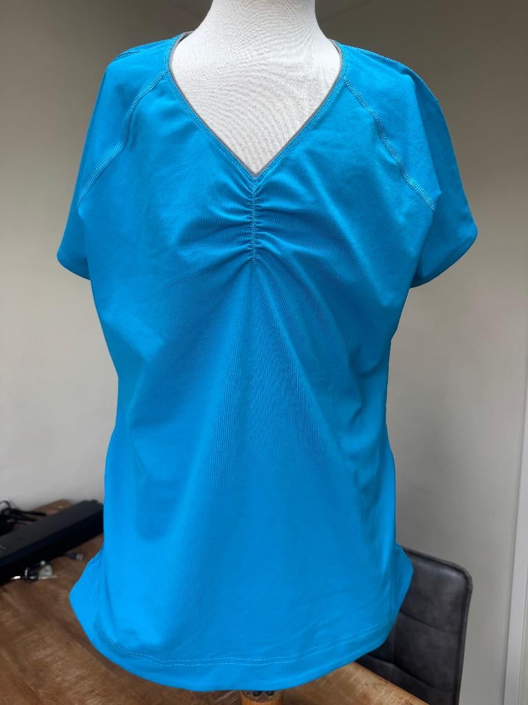 REEBOK sport t-shirt lichtblauw NIEUW maat 44 D30, Blauw, Maat 42/44 (L), Nieuw, Ophalen of Verzenden