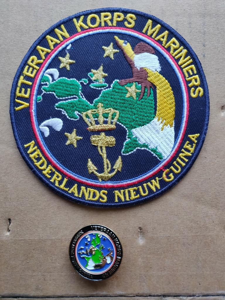 mariniers veteraan, Verzenden, Marine, Nederland, Embleem of Badge