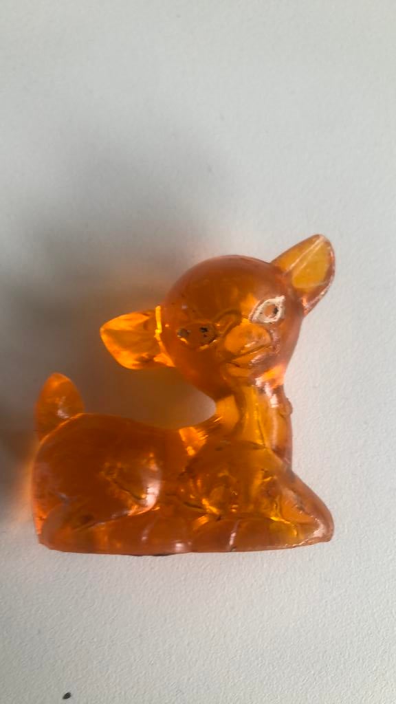 Lucite hertje, Ophalen, Zo goed als nieuw