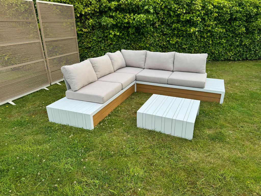 Nieuw loungeset loungebank tuinset IBIZA leegverkoop OP=OP, Tuin en Terras, Tuinsets en Loungesets, Meer dan 8 zitplaatsen, Ophalen of Verzenden