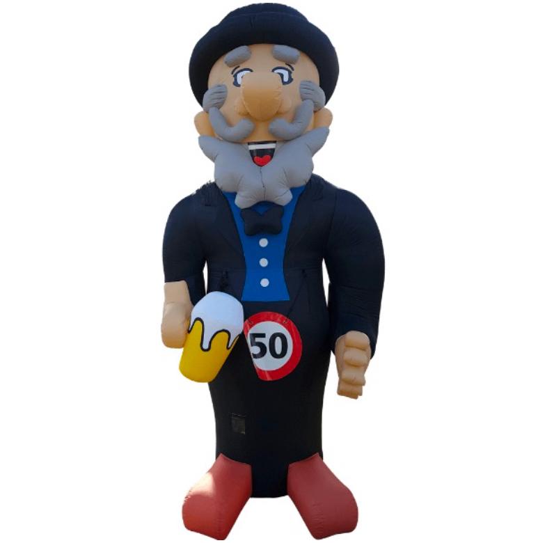 Te Huur : Opblaasbare Abraham Pop!      3 dagen, Ophalen, Zo goed als nieuw, Abraham of Sarah