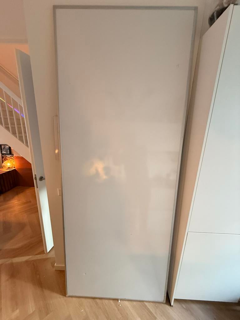 Magnetisch Whiteboard 1m * 2,5m groot, Ophalen, Binnendeur, Zo goed als nieuw, 120 cm of meer