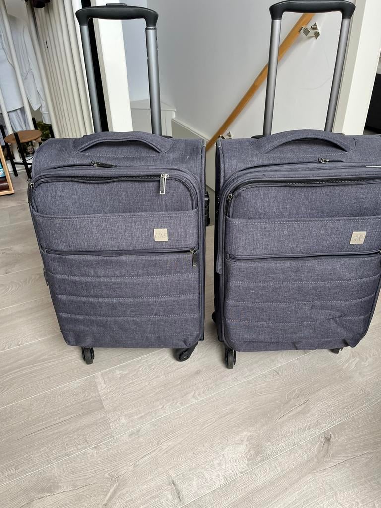 2 ANWB Human nature lichtgewicht koffers 66 cm in z.g.s,, Wieltjes, Gebruikt, 50 tot 60 cm, Ophalen of Verzenden