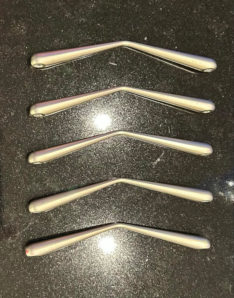 Handgreep 128mm Nikkel, Ophalen of Verzenden, Gebruikt, Overige materialen, Klink of Kruk