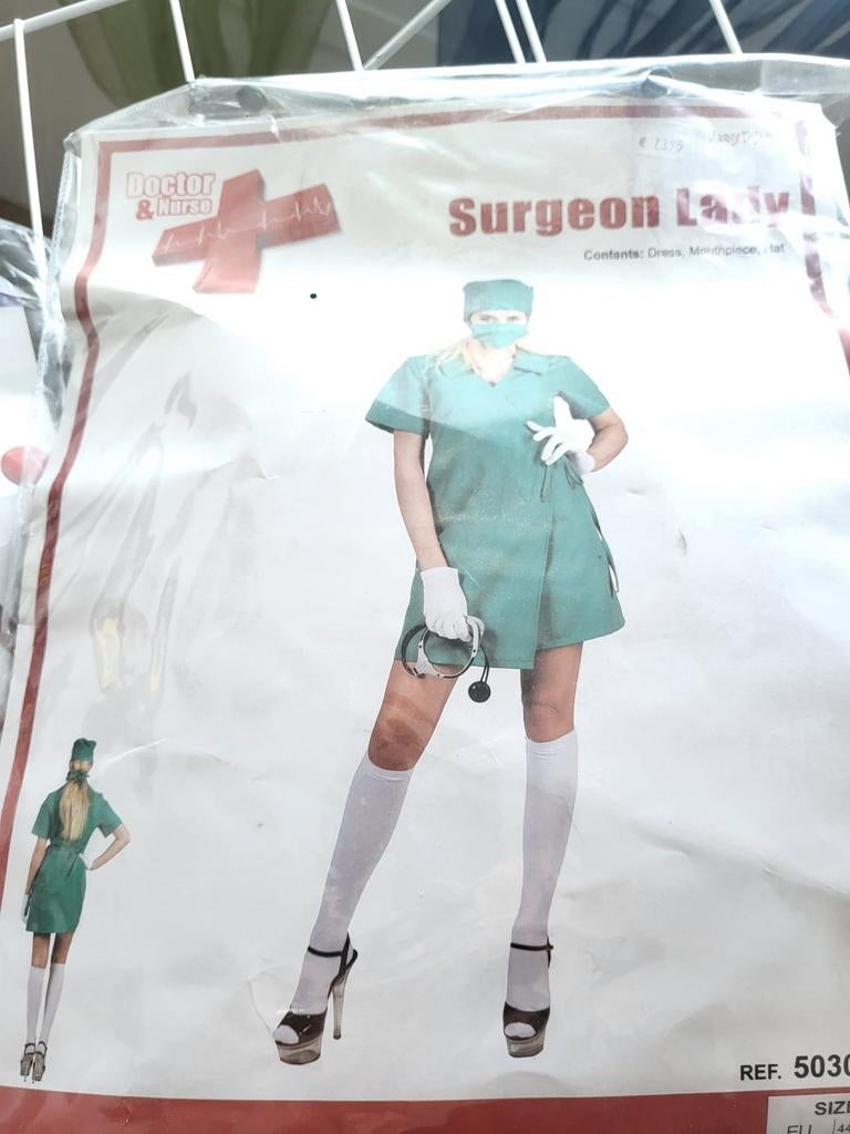 Carnaval OK verpleegster, Ophalen of Verzenden, Zo goed als nieuw, Carnaval