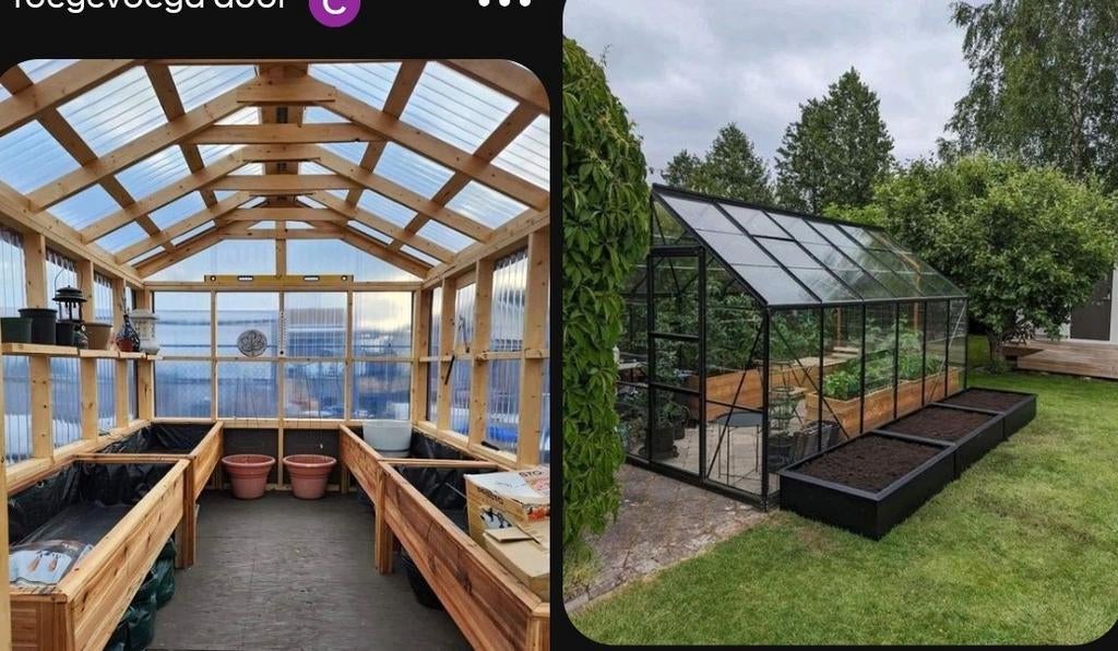 Tuinkas gezocht omgeving Hoevelaken, Ophalen, Gebruikt, Kweekkas, Glas