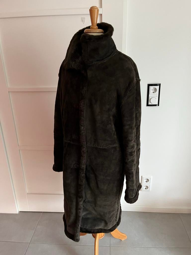 Soho New York Lammy Suede Jas - Maat 40, Ophalen of Verzenden, Gedragen, Maat 38/40 (M), Bruin