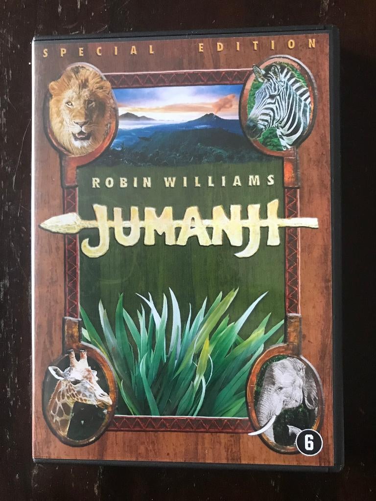 Jumanji DVD met Robin Williams, Vanaf 6 jaar, Ophalen of Verzenden, Zo goed als nieuw