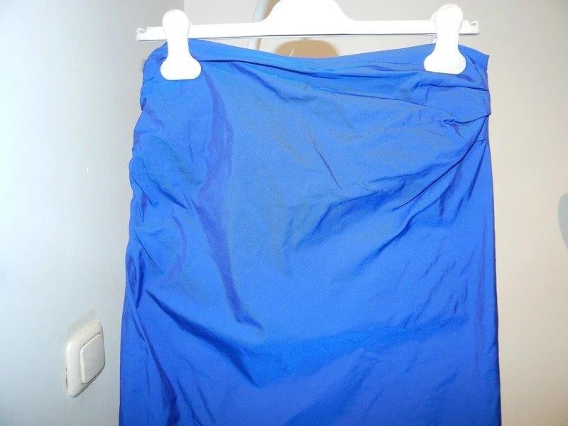 Dries van Noten konings vorstelijk blauwe rok gesmockt 42, Zo goed als nieuw, Knielengte, Verzenden, Blauw