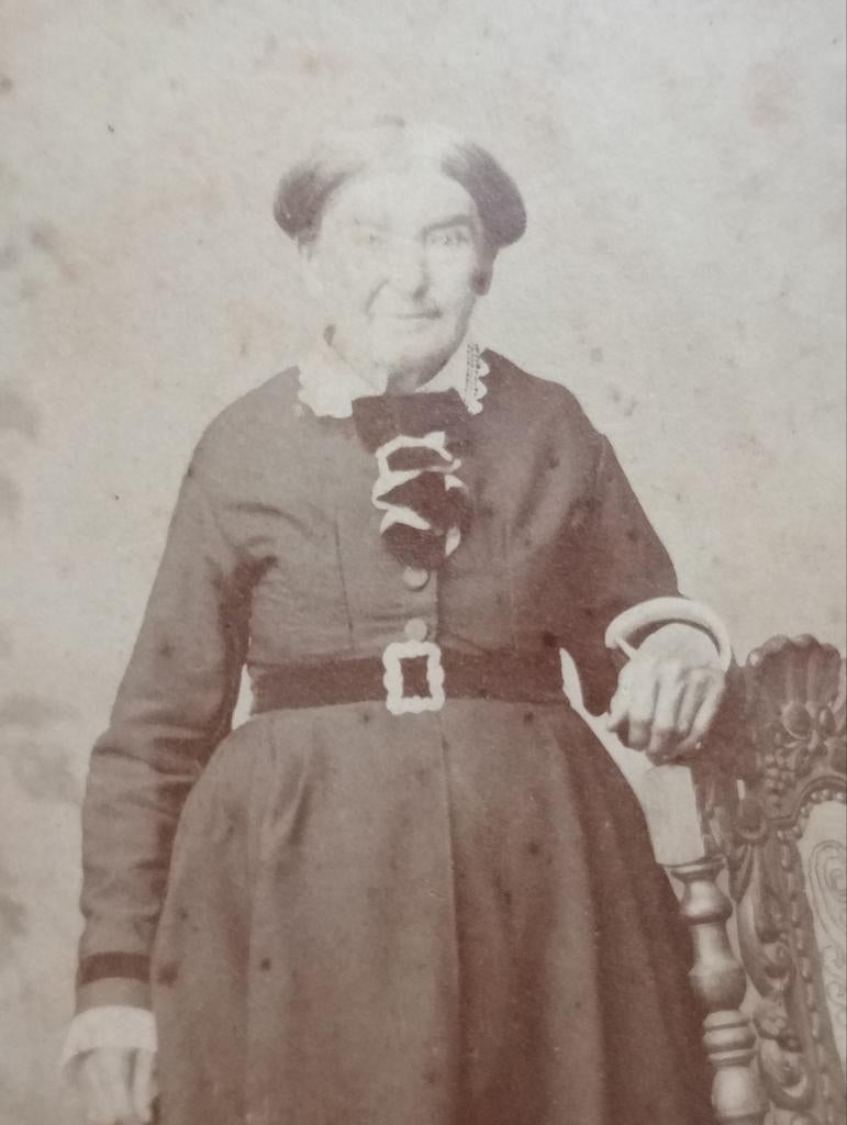 Fontaine CDV kabinetfoto ca 1900 Spa Belgique België, Verzenden, Voor 1940, Gebruikt