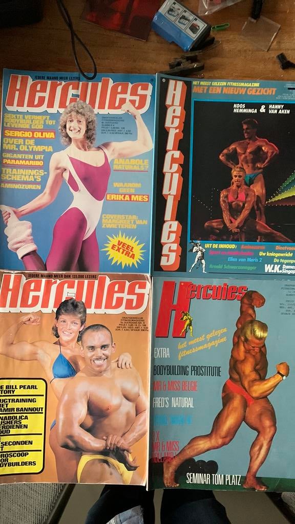 Hercules bodybuilding fitness tijdschrift 80ies, Ophalen of Verzenden, Zo goed als nieuw