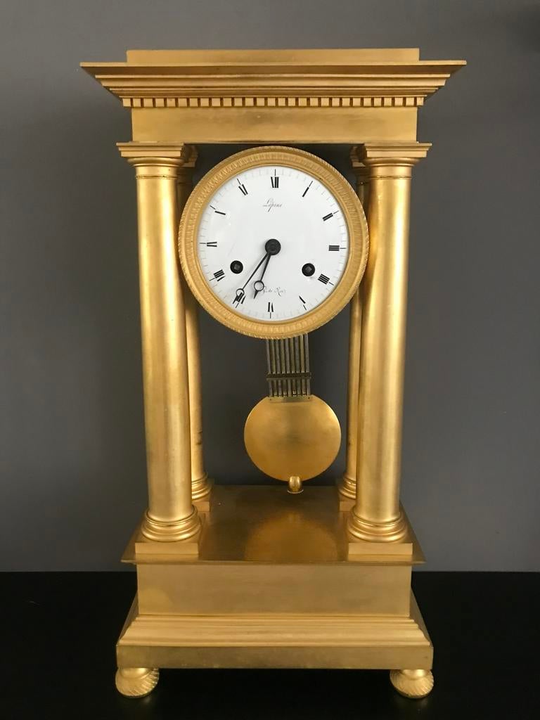 Pendule Empire Lépine, Ophalen