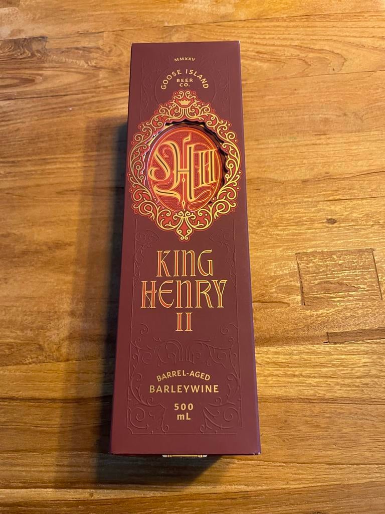 Goose Island King Henry II Barrel-Aged Barleywine, Verzamelen, Biermerken, Nieuw, Ophalen of Verzenden