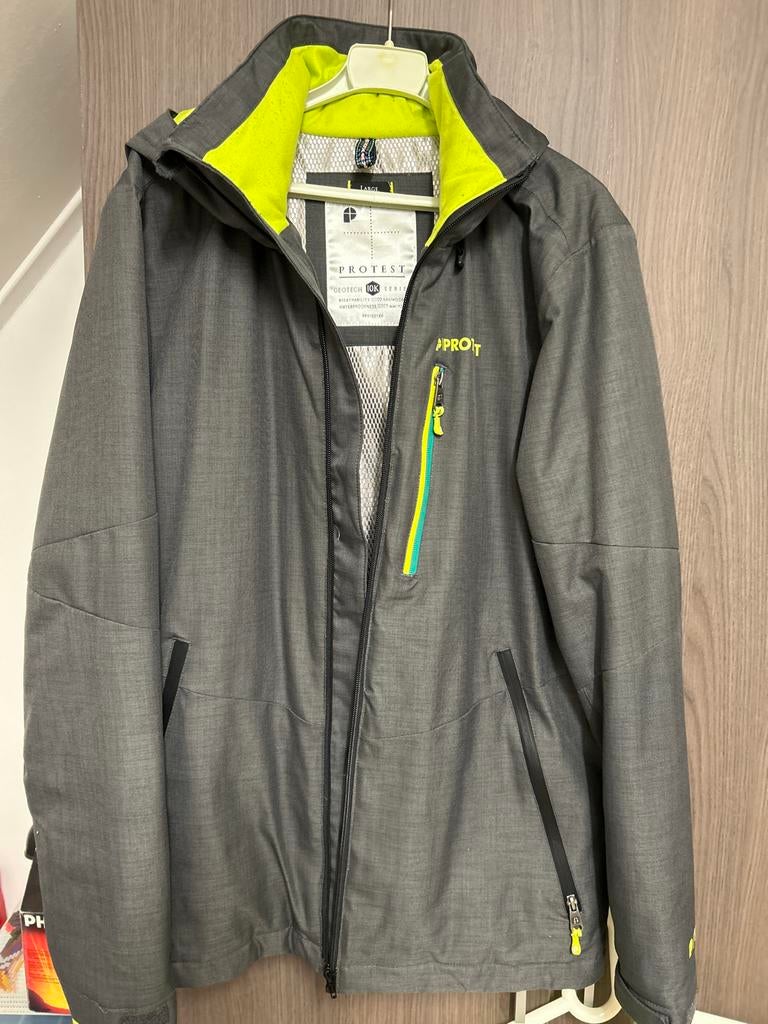 Prachtig heren skipak, Protest Geotech 10K series, Large, Ophalen, Zo goed als nieuw, Maat 52/54 (L), Pak