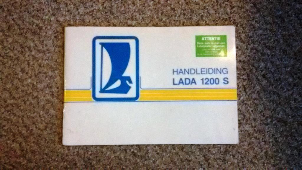 Handleiding oldtimer Lada 1200 S, Ophalen of Verzenden