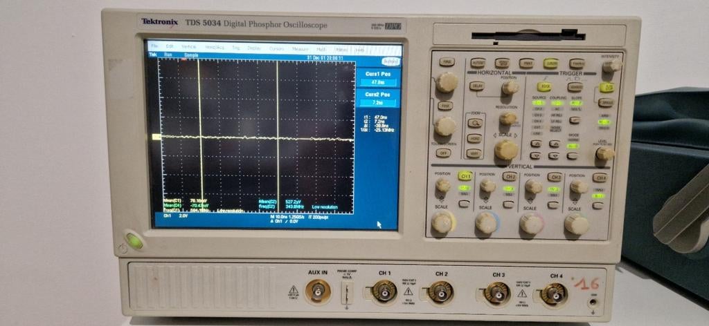 Tektronix TDS5034 350MHz/5GS/s Oscilloscope, Ophalen of Verzenden, Zo goed als nieuw