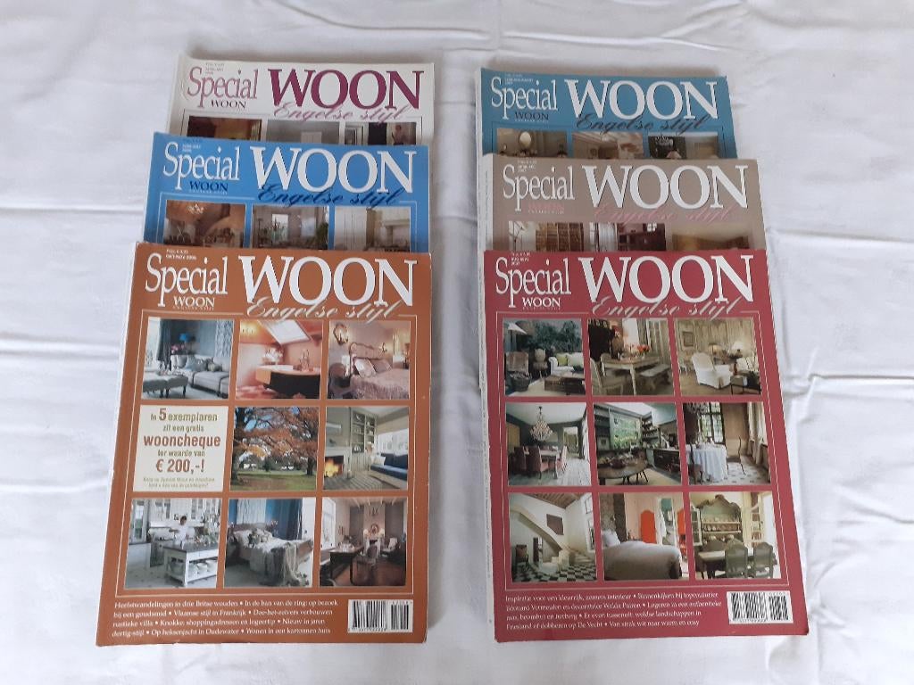 Oude tijdschriften Special Woon Engelse stijl, Ophalen of Verzenden, 1980 tot heden, Tijdschrift