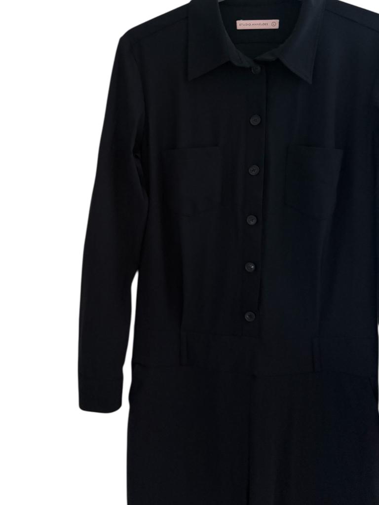 Studio Anneloes jumpsuit L, Maat 38/40 (M), Zwart, Ophalen of Verzenden, Zo goed als nieuw