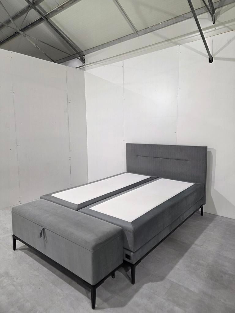 Boxspring Swiss Sense Lifestyle by vtwonen Cinnamon 160x200, Huis en Inrichting, Slaapkamer | Boxsprings, Tweepersoons, Ophalen of Verzenden