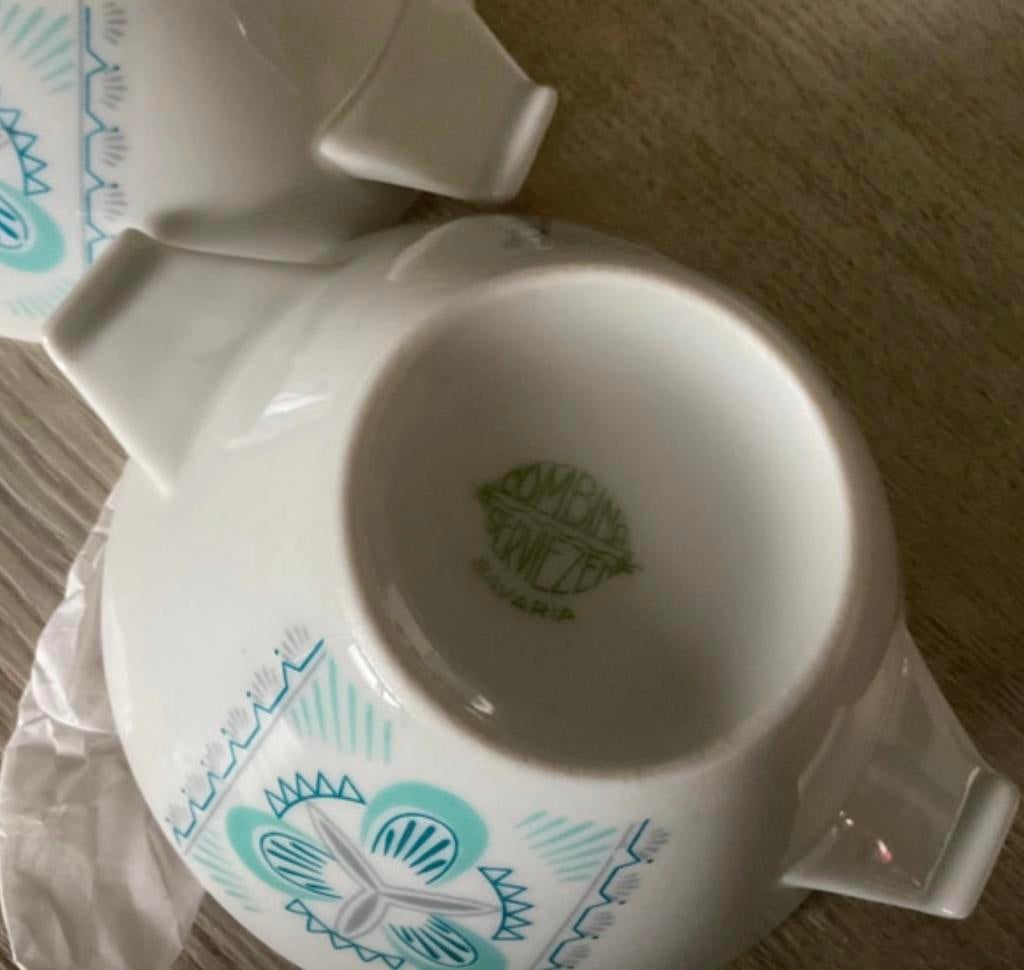 2 Soepkommen Bavaria met Oor, Huis en Inrichting, Keuken | Servies, Gebruikt, Ophalen of Verzenden, Kom(men), Overige stijlen