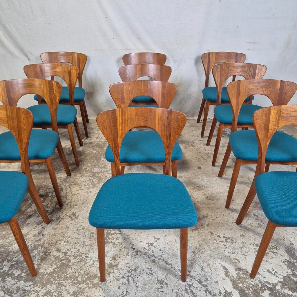 Niels Koefoed 'Peter' chair, vintage jaren 60 Deense stoelen, Ophalen, Niels Koefoed, Bruin, Zo goed als nieuw