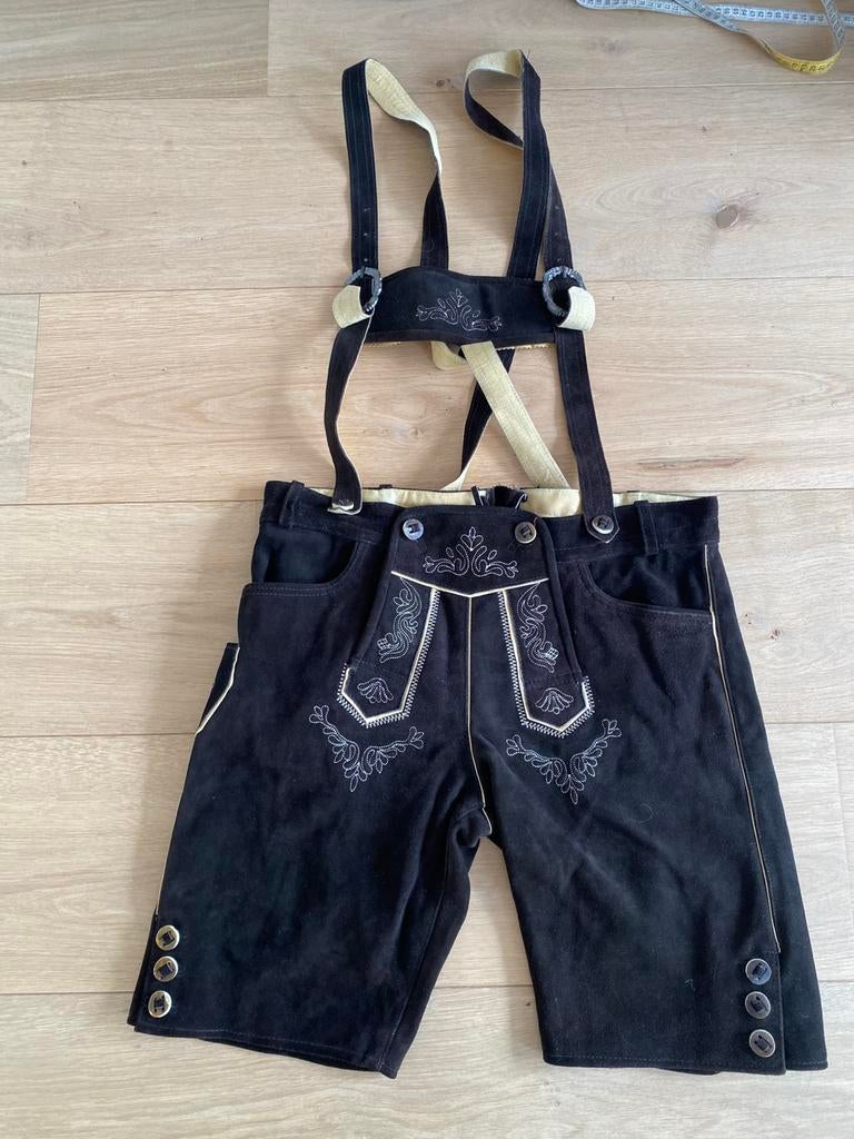 Lederhose nieuw maat 54 donkerbruin, Maat 52/54 (L), Nieuw, Ophalen of Verzenden, Overige thema's