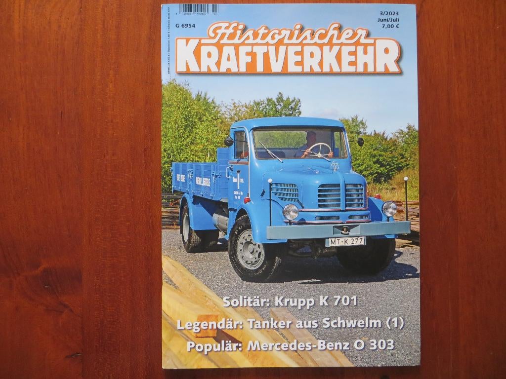 Historischer Kraftverkehr 3 2023 Krupp K 701, VW, MB O 303, Ophalen of Verzenden, Nieuw, Volkswagen