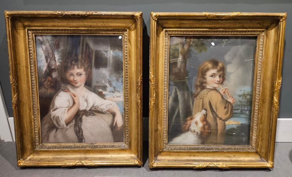 Schilderijen John Raphael Smith 18e eeuw, Ophalen of Verzenden