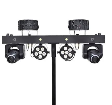 DJLicht alles in 1 lichtshow 2x30w Spot MovingHead + 2 Par, Geluidgestuurd, ., Nieuw, Ophalen of Verzenden