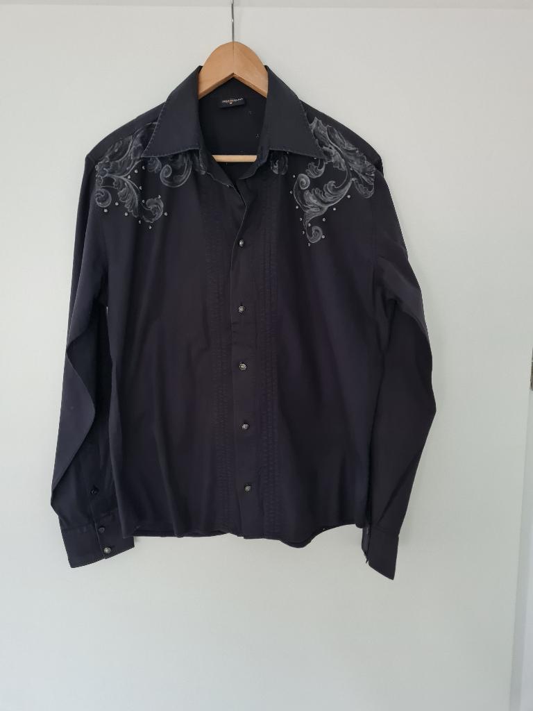 Doramafi western/country overhemd maat M zwart, Kleding | Heren, Zwart, Doramafi, Gedragen, Halswijdte 39/40 (M)
