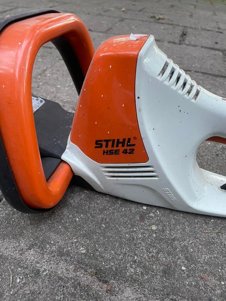 STIHL HSE 42 elektrische heggenschaar, Ophalen, Gebruikt, Benzine