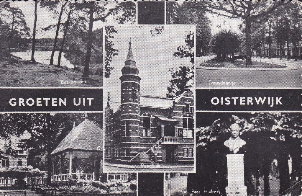Oisterwijk. Groeten uit. 5 luik., Verzenden, 1960 tot 1980, Gelopen, Noord-Brabant