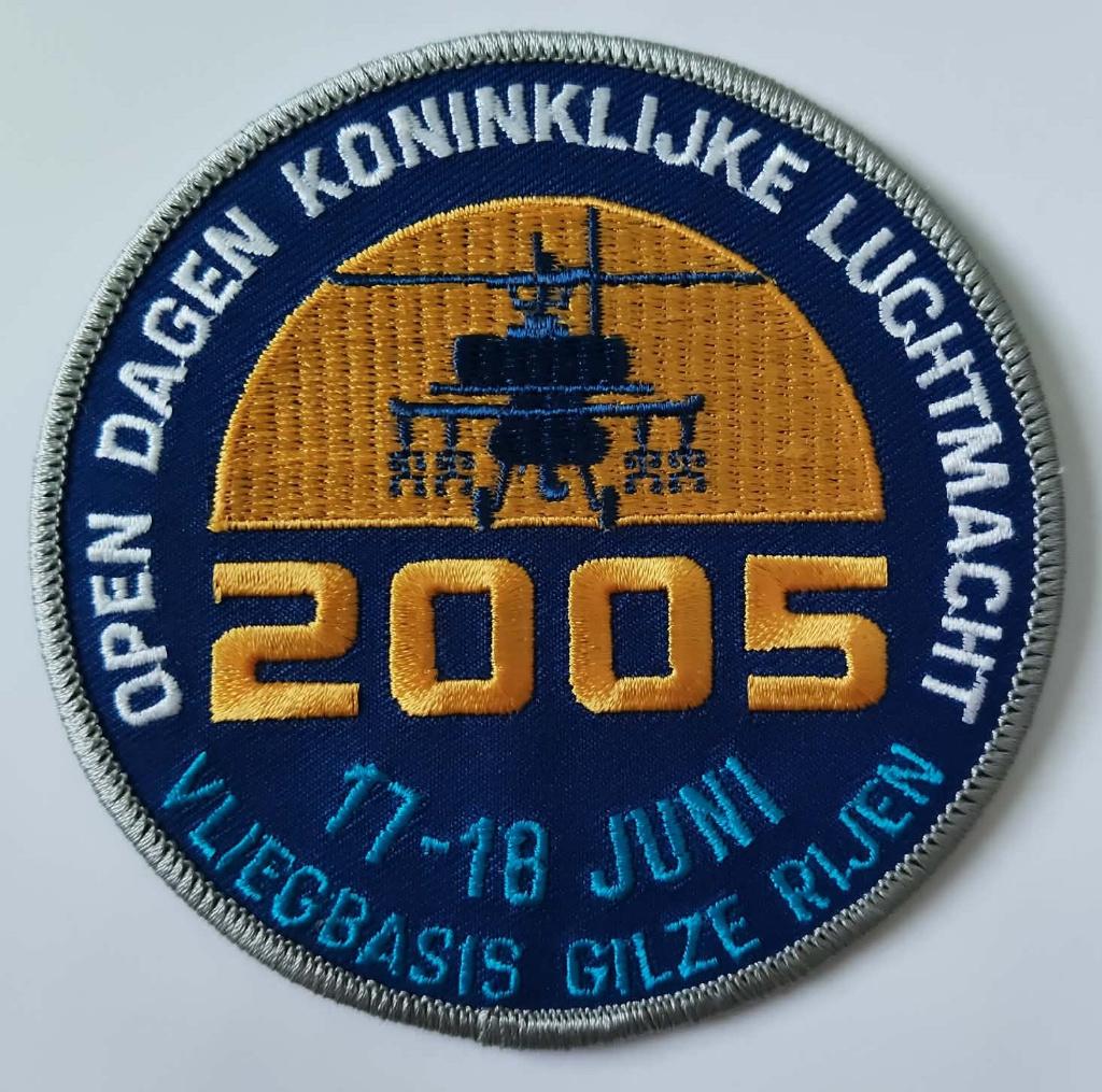 Badge Klu Open dagen Gilze-Rijen 2005, Ophalen of Verzenden, Luchtmacht, Nederland, Embleem of Badge