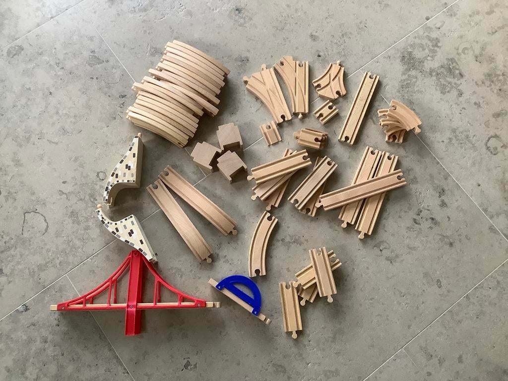 Brio trein met bruggen, Ophalen, Zo goed als nieuw