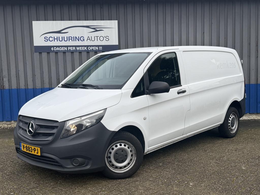 Mercedes-Benz Vito 111 CDI Func. Lang (bj 2019), Gebruikt, Euro 6, 4 cilinders, Wit