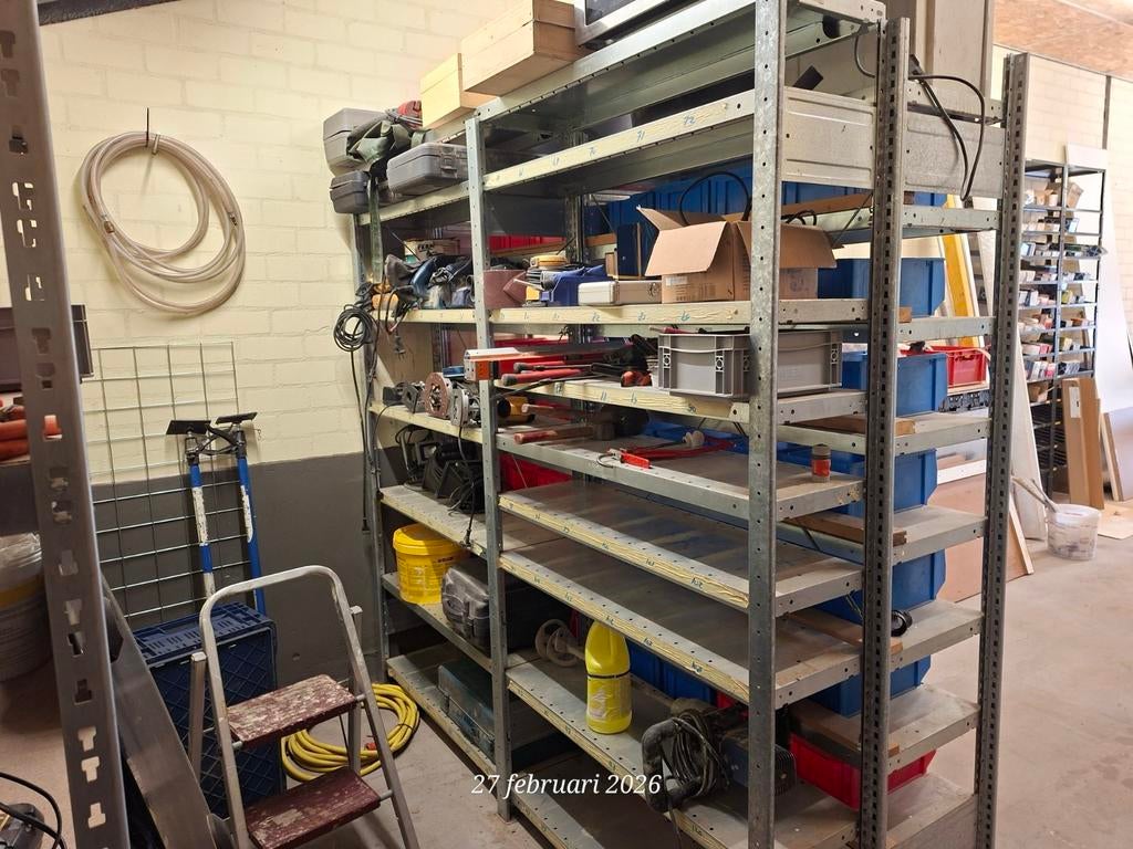 Magazijnstelling 6 stuks opbergrek, Ophalen, Gebruikt