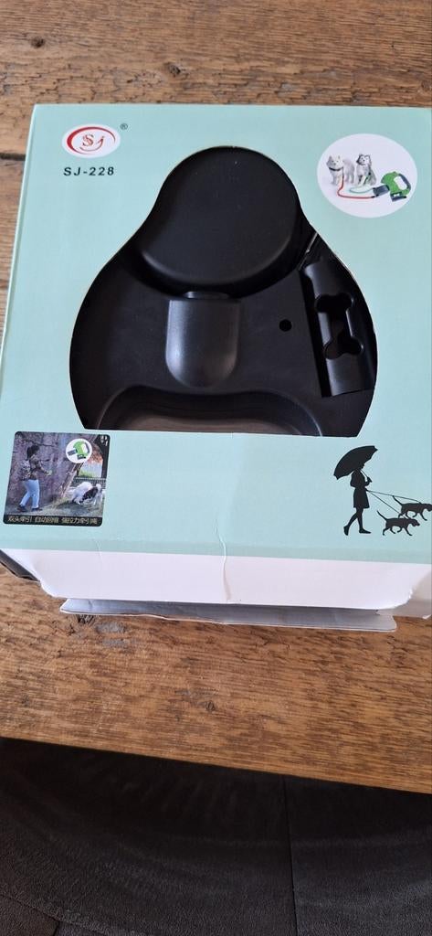 Dubbele hondenriem, Ophalen, Zo goed als nieuw, Hondenriem