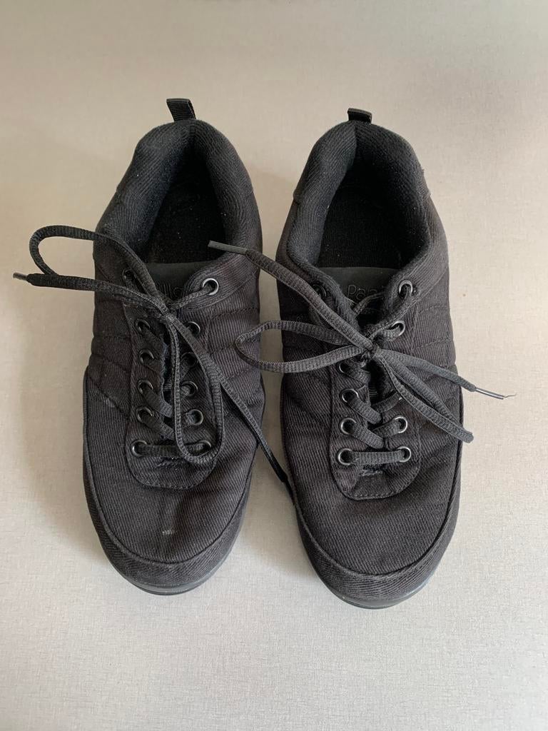 Papillon dansschoenen zwart met splitzool maat 37, Sport en Fitness, Dansen, Ophalen, Gebruikt, Schoenen