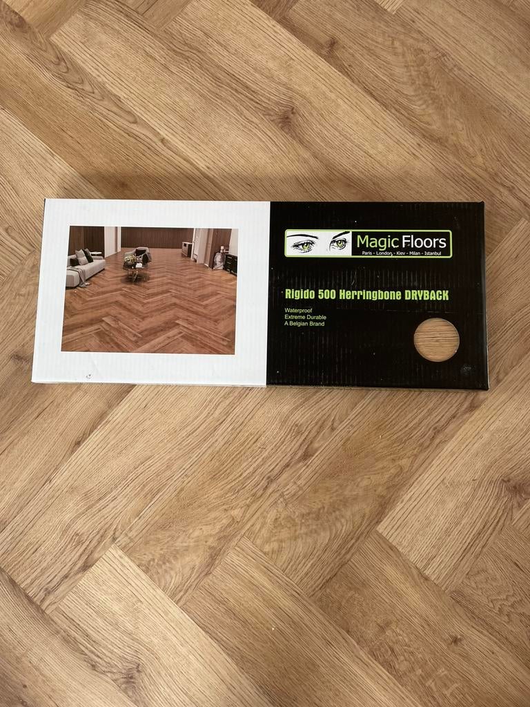 14 m2 plak pvc. NIEUW, Huis en Inrichting, Ophalen, Bruin, Overige typen, Nieuw