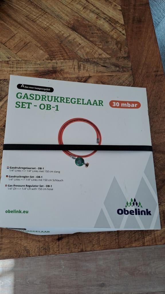 Nieuwe gasdruk regelaar in doos., Ophalen, Nieuw