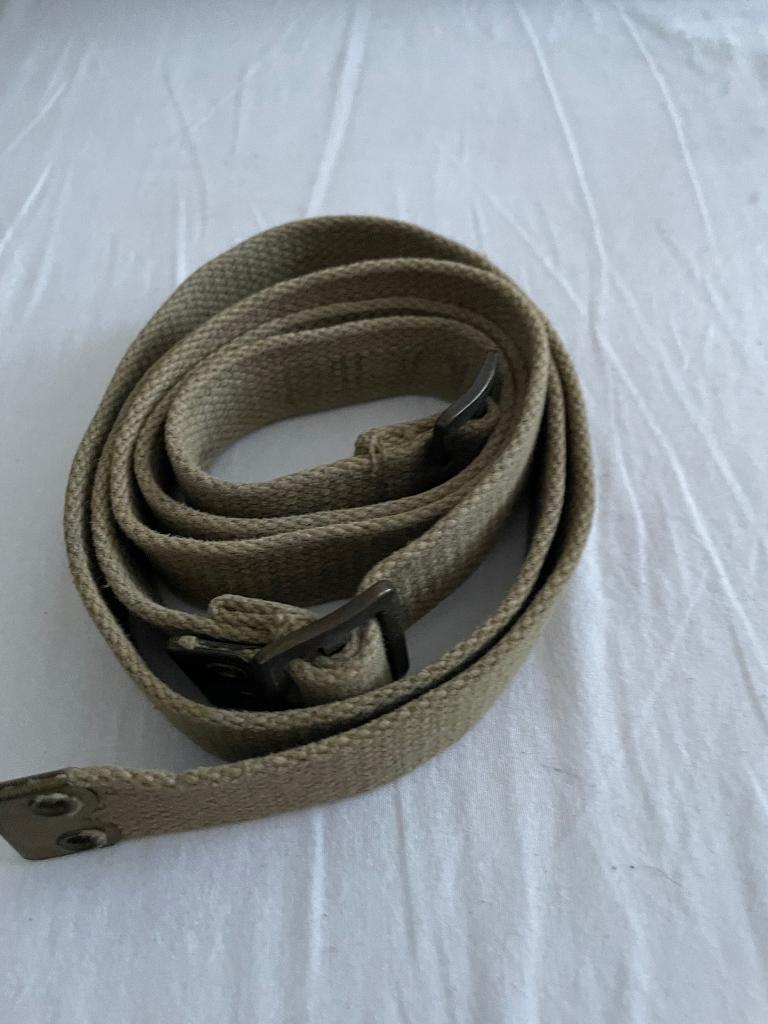 Canvas geweer draagriem WW2, Verzamelen, Ophalen of Verzenden, Landmacht, Duitsland, Kleding of Schoenen